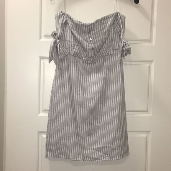 NWT nordstrom off the shoulder striped dress - Picture 5 of 5